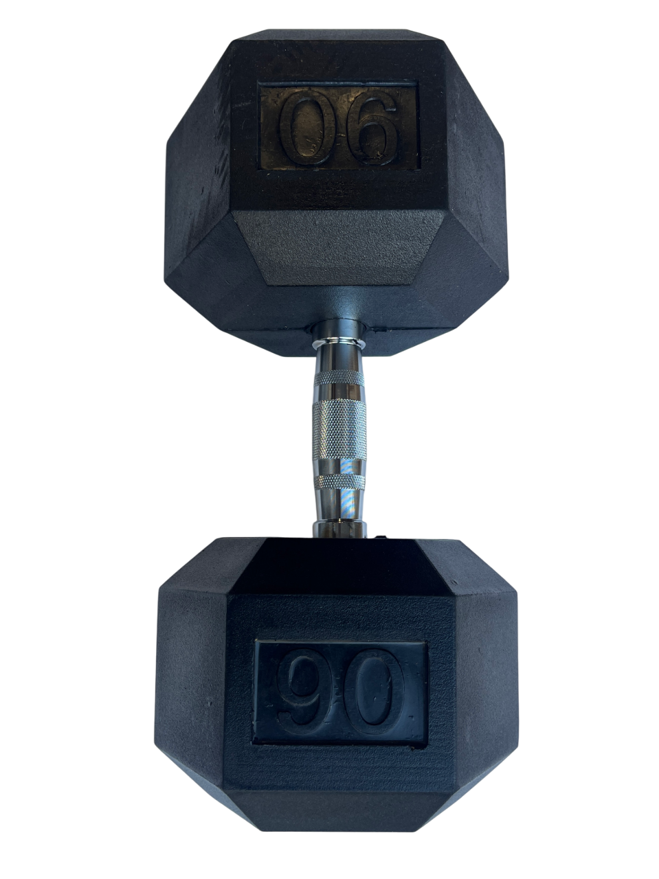 Rubber Hex Dumbbell 90lbs