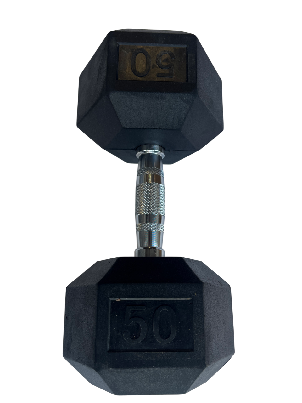 Rubber Hex Dumbbell 50lbs