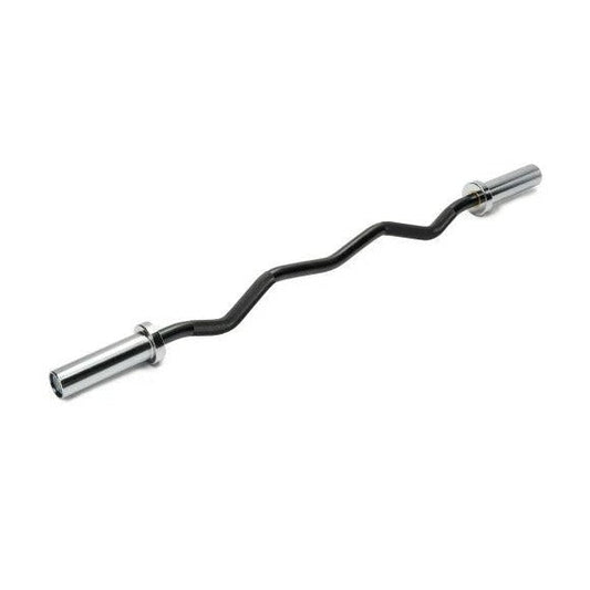 Black Olympic Curl Bar, 56-inch EZ Curl Barbell, 500 LB Weight Capacity