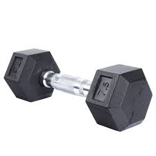 Rubber Hex Dumbbell 7.5lb