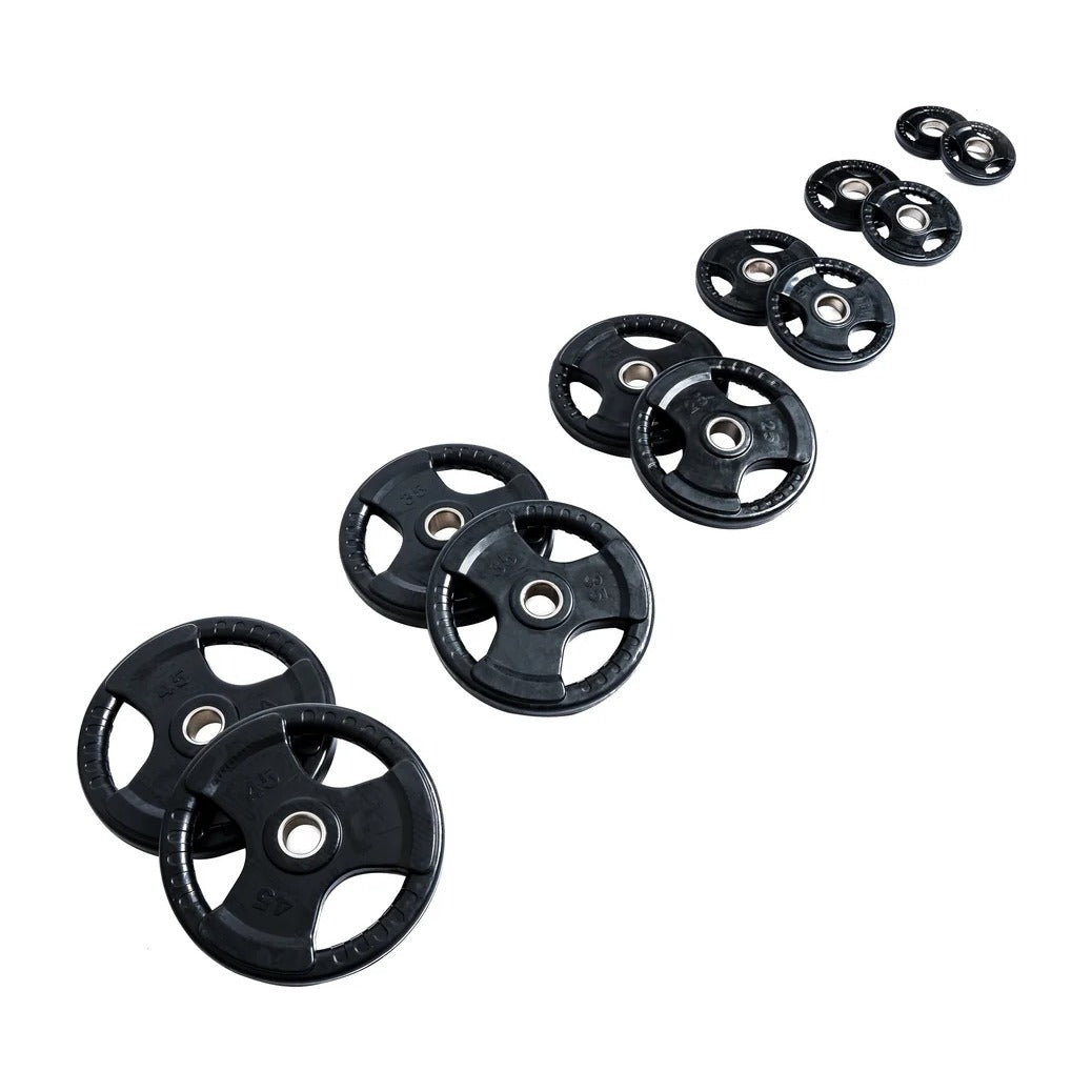 Full Olympic Rubber Weight Plate Set