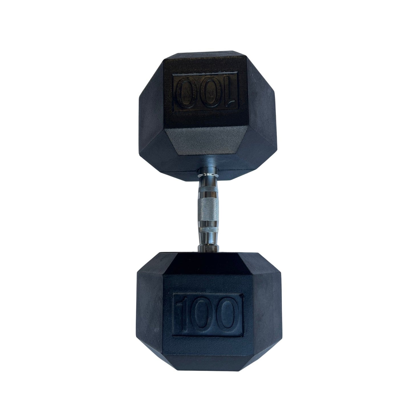 Rubber Hex Dumbbell 100 lbs