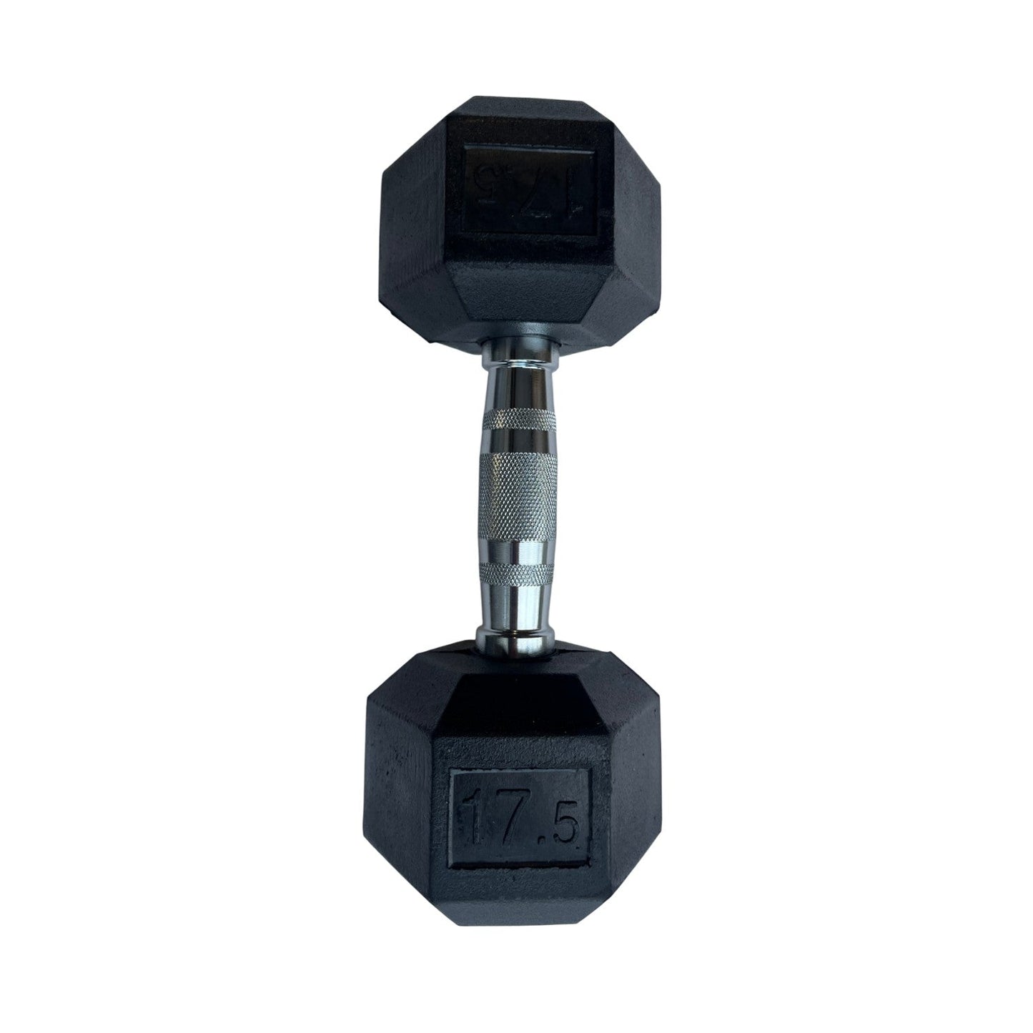 Rubber Hex Dumbbell 17.5 lbs