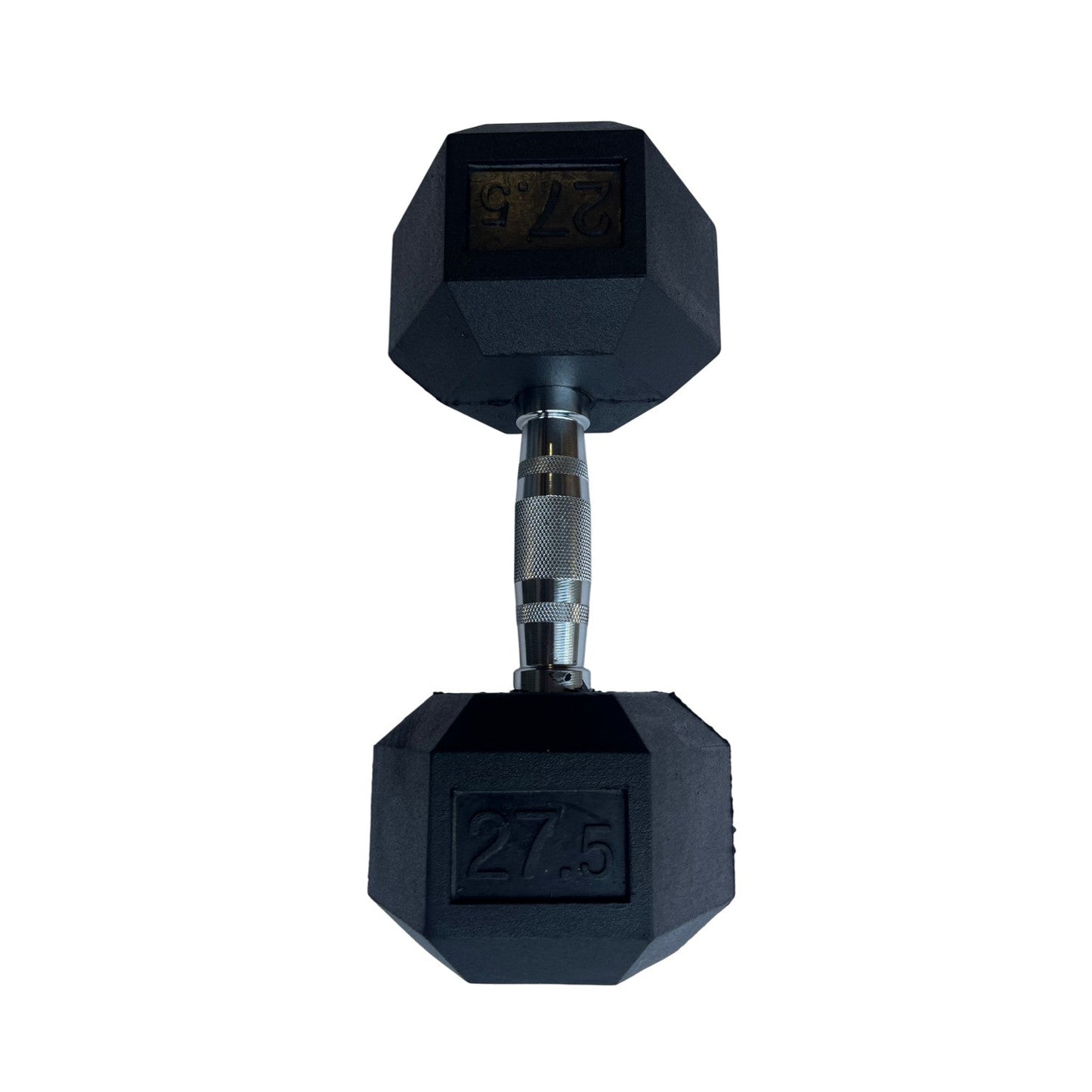 Rubber Hex Dumbbell 27.5 lbs
