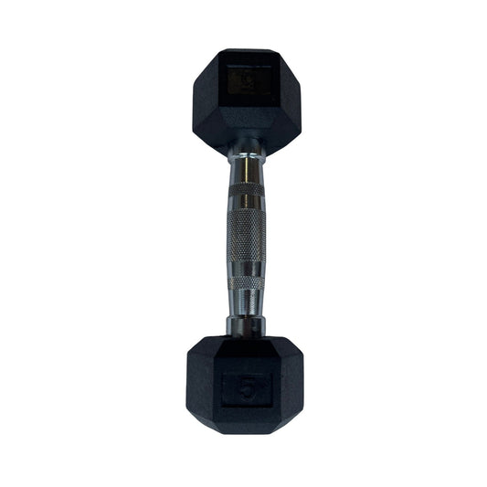 Rubber Hex Dumbbell 5 lbs
