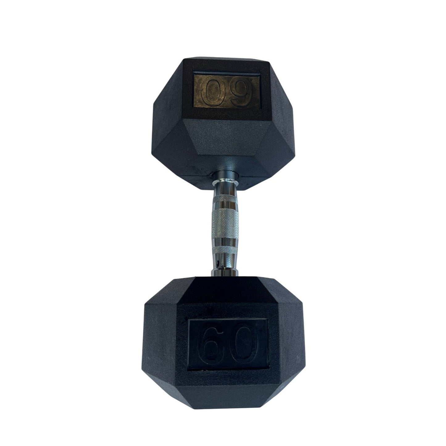Rubber Hex Dumbbell 60 lbs