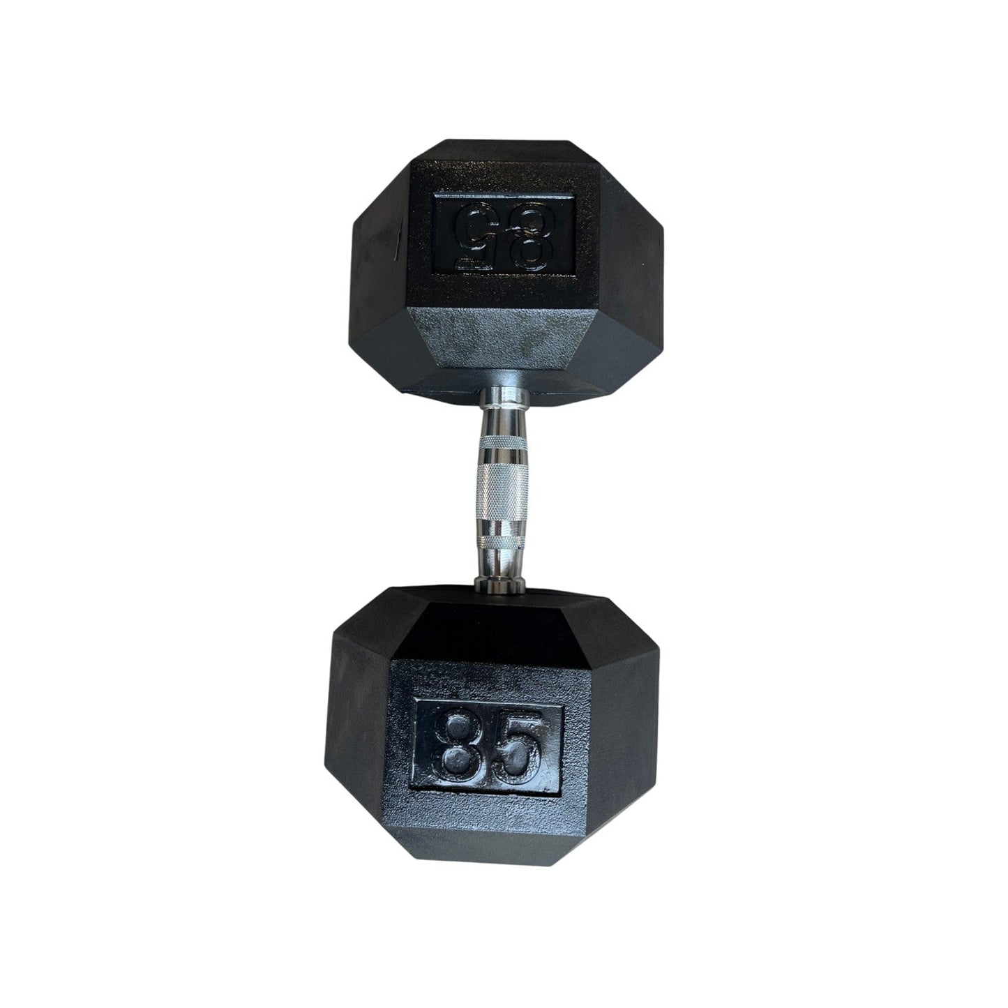 Rubber Hex Dumbbell 85 lbs