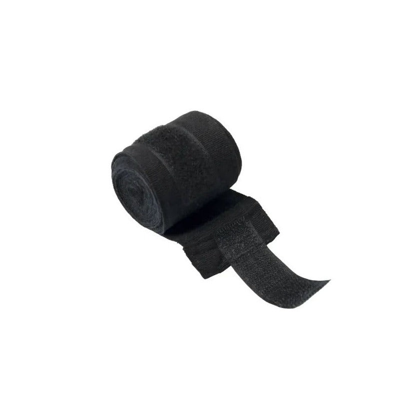 Petra Hand Wraps, Cotton/Poly, Black — view 2