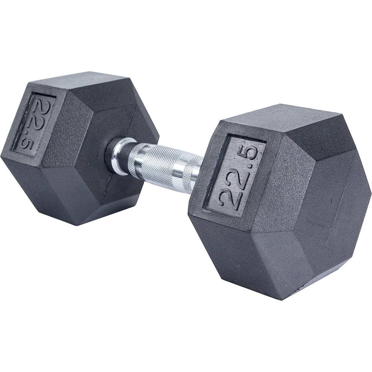 Rubber Hex Dumbbell 22.5 lbs