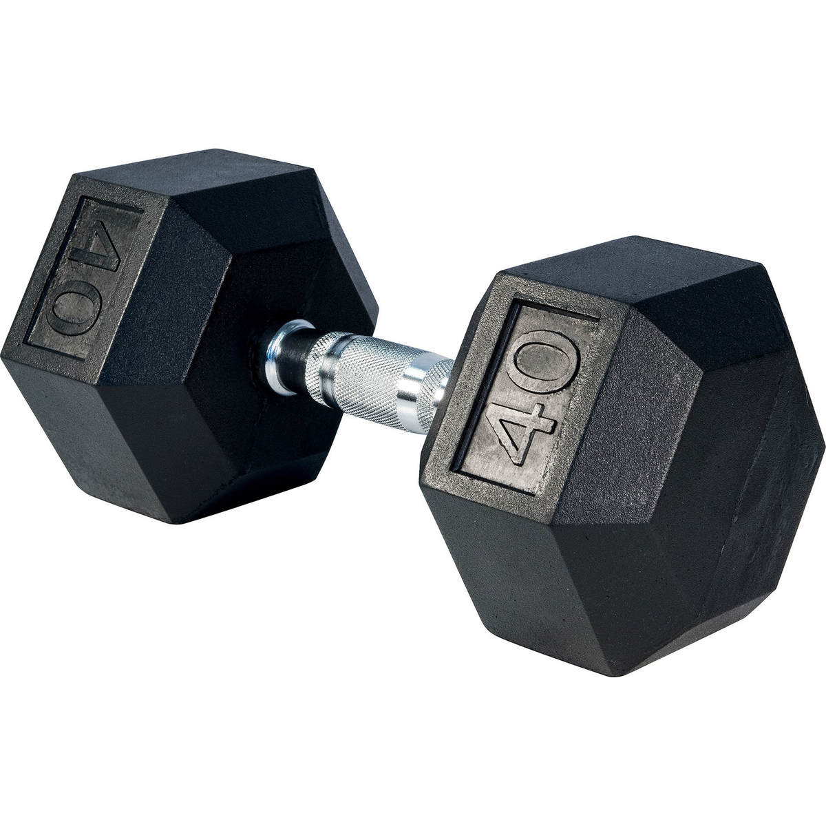Rubber Hex Dumbbell 40 lbs