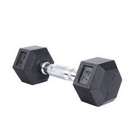 Rubber Hex Dumbbell 7.5 lbs
